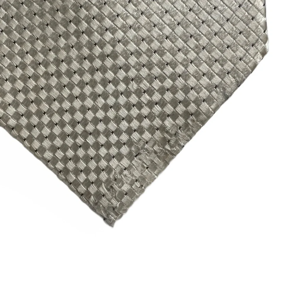 Donald J TRUMP Signature Collection Handmade 100% Silk Designer Tie‎ Ivory Woven